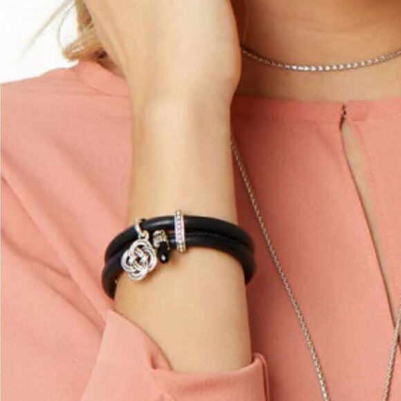 Brighton Dream Drop Charm Black/Silver NWOT - Picture 4 of 6